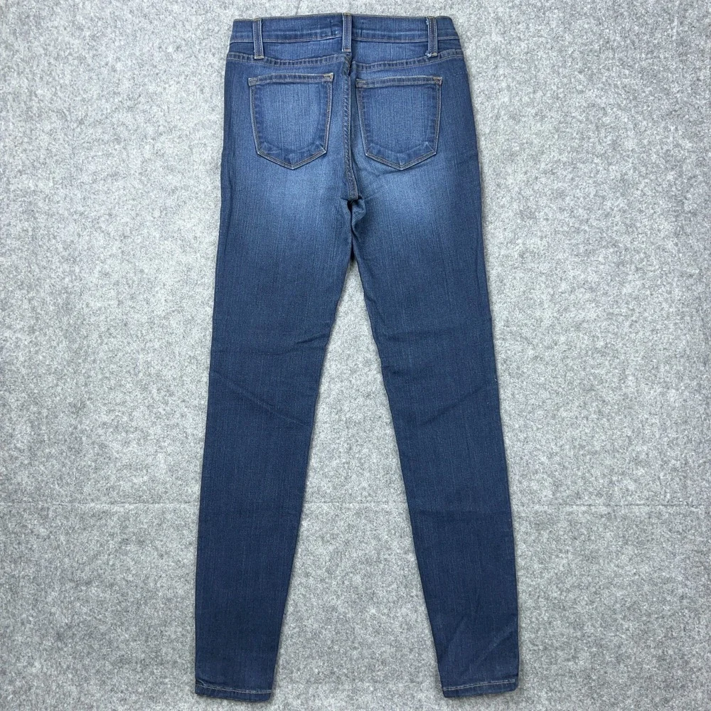 Judy Blue Jeans Womens 5‎ 27 Blue Skinny Dark Wash Stretch Faded Denim Pants USA